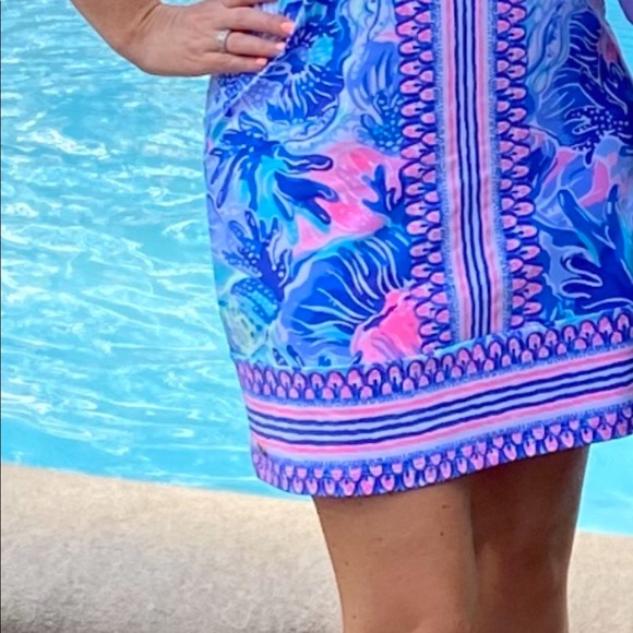 Lilly Pulitzer UPF 3/4 length sleeve dress - Picture 9 of 9